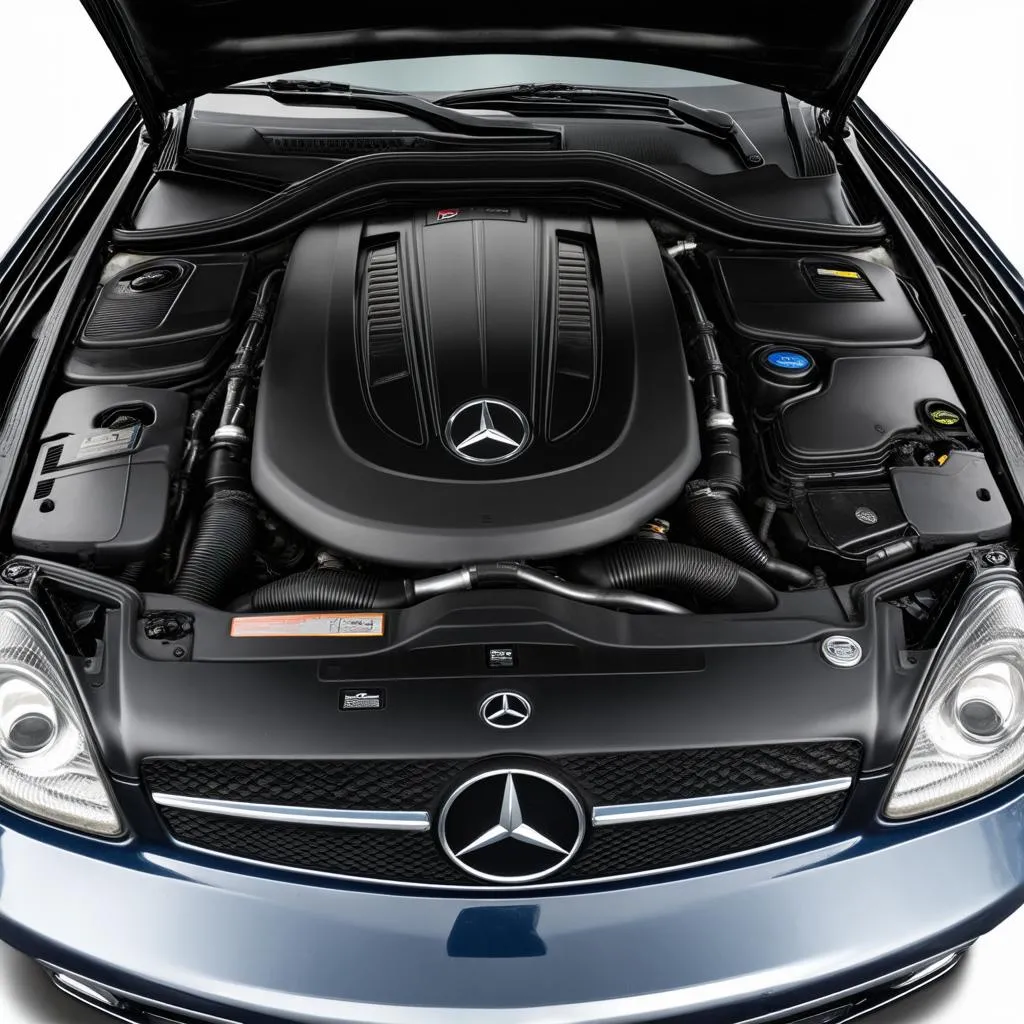 2001 mercedes slk 320 engine bay